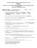 Examen de Historia de Mexico.