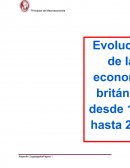 Analisis de la economia Britanica.