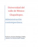 La Administración contemporánea.