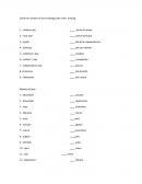 Prueba ingles 3ro basico.