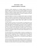 Diversidad lingüística y educacion.