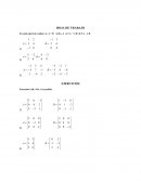 Matematicas HOJA DE TRABAJO