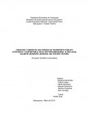 CREACIÓN Y DISEÑO DE UNA PARADA DE TRANSPORTE PÚBLICO ECOLÓGICA Y SUSTENTABLE, EN EL SECTOR BABUQUENA, ALDEA AGUA CALIENTE, MUNICIPIO JÁUREGUI, DEL ESTADO TÁCHIRA.
