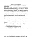 Accidentes e intoxicaciones en pediatria.