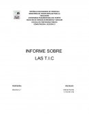 LAS TECNOLOGÍAS DE LA INFORMACIÓN Y COMUNICACIÓN: