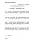 EL ESTADO COMO AGENTE DE SOCIALIZACIÓN