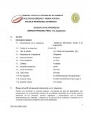 DERECHO PROCESAL PENAL II: El Juzgamiento