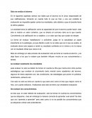 Solo se evalua al alumno.