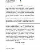 OBJETO DEL PERITAJE.