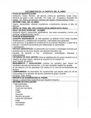 DOCUMENTOS DE LA CARPETA DEL ALUMNO.