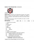 NAME OF THE ORGANIZATION: VAGABUNDS