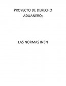 EL INEN EN EL DERECHO ADUANERO.