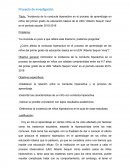 Título: “Incidencia de la conducta hiperactiva en el proceso de aprendizaje en niños del primer grado de educación básica de la UEN “Alberto Sequín Vera” en el período escolar 2015-2016