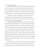 Tema de Definir el concepto de epidemiologia