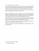 Investigación preliminar y prueba piloto