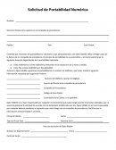 Solicitud de Portabilidad Numérica