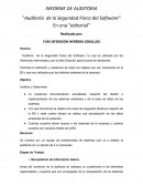 Auditoría de la Seguridad Física del Software” En una “editorial