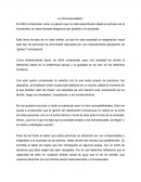 La homosexualidad. Mi opinion