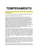 El temperamento - Ensayo