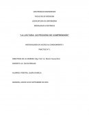 La lectura: un proceso de comprensión