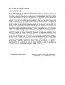 Auto de acetación de demanda