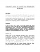 LA DISCRIMINACION DE LOS ALUMNOS HACIA UN COMPAÑERO EN EL AULA