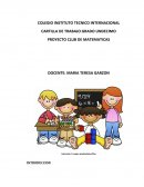 PROYECTO- CLUB DE MATEMATICAS