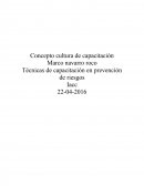 Técnicas de capacitación en prevención de riesgos.