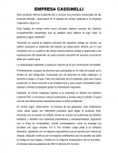 Informe de la empresa cassinelli.