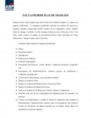 PAUTA INFORME PLAN DE NEGOCIOS