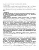 Caso Grenada: Anatomía de una decisión.