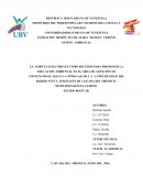 LA AGRICULTURA URBANA COMO RECURSO PARA PROMOVER LA EDUCACIÓN AMBIENTAL