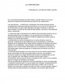 Ensayo documental - La Corporaciones.