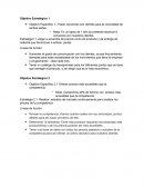 Objetivos estrategicos.