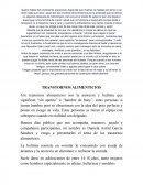 LOS TRANSTORNOS ALIMENTICIOS - ENSAYO.