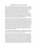 COMENTARIO DE AL PIE DEL ACANTILADO