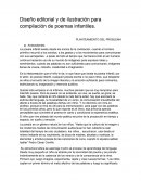 Diseño editorial y de ilustración para compilación de poemas infantiles.