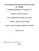 Manifiesto del partido comunista. Ideas de este manifiesto y lo que expresa