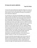 Reseña el hombre en busca de sabiduría.