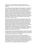 La destrucción de la naturaleza.