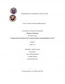 Comparación de la eficiencia de la enzima bromelina como ablandadora de carne
