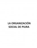 Organización social de Piura
