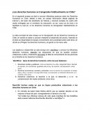 Tema: Los Derechos Humanos.