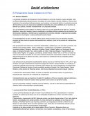 Social cristianismo. El Pensamiento Social Cristiano en el Perú