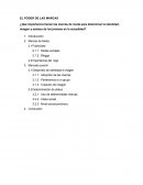 EL PODER DE LAS MARCAS.