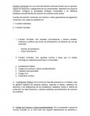 DERECHO COMERCIAL.Fuentes del derecho comercial