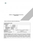 MANUAL DE FUNCIONES COORDINADOR DE ALIMENTOS