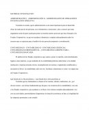 MATERIAS: INVESTIGATIVO