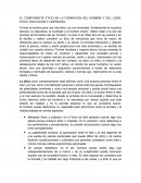 EL COMPONENTE ETICO EN LA FORMACION DEL HOMBRE Y DEL LIDER: ETICA, EDUCACION Y LIDERAZGO.