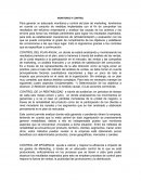 MONITOREO Y CONTROL DE PLAN DE MERCADEO.